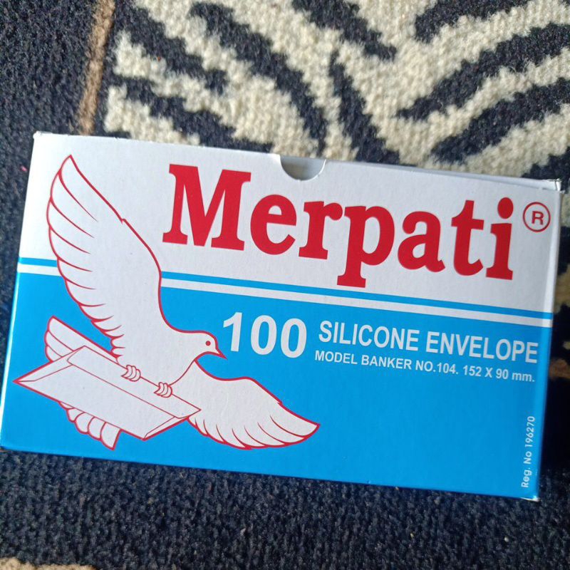 

AMPLOP MERPATI TANGGUNG // AMPLOP PEREKAT UKURAN TANGGUNG 152 x 90 mm // SILICONE ENVELOPE 1 PACK (100 PCS)