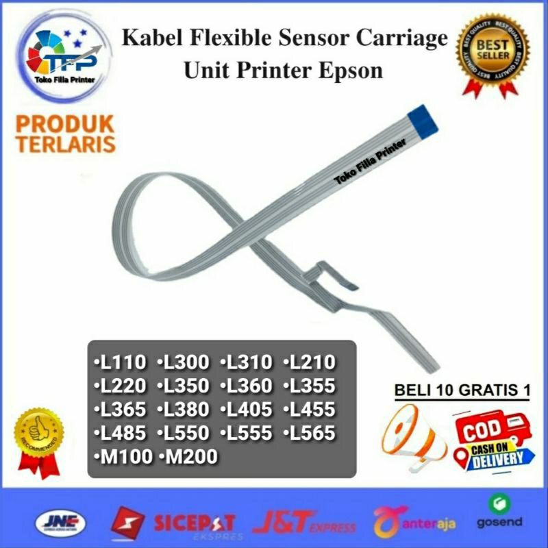 Kabel Flexible Sensor Carriage Unit Printer Epson L110 L300 L310 L210 L220 L350 L360 L355 L365 L380 