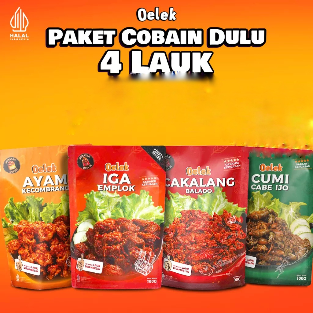 

Oelek Iga Emplok, Cakalang Balado, Cumi Cabe Ijo, Ayam Kecombrang