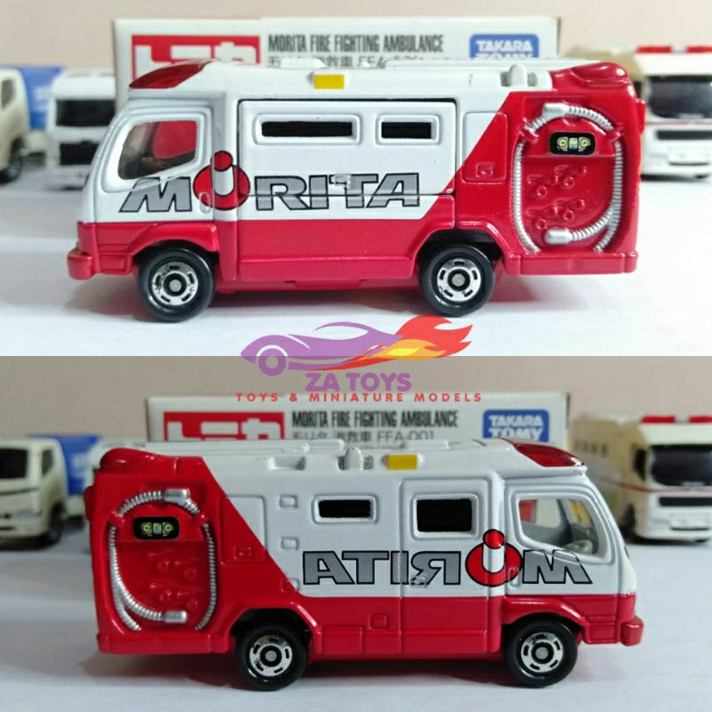 Diecast Morita Fire Fighting Ambulance Takara Tomy Tomica Reguler