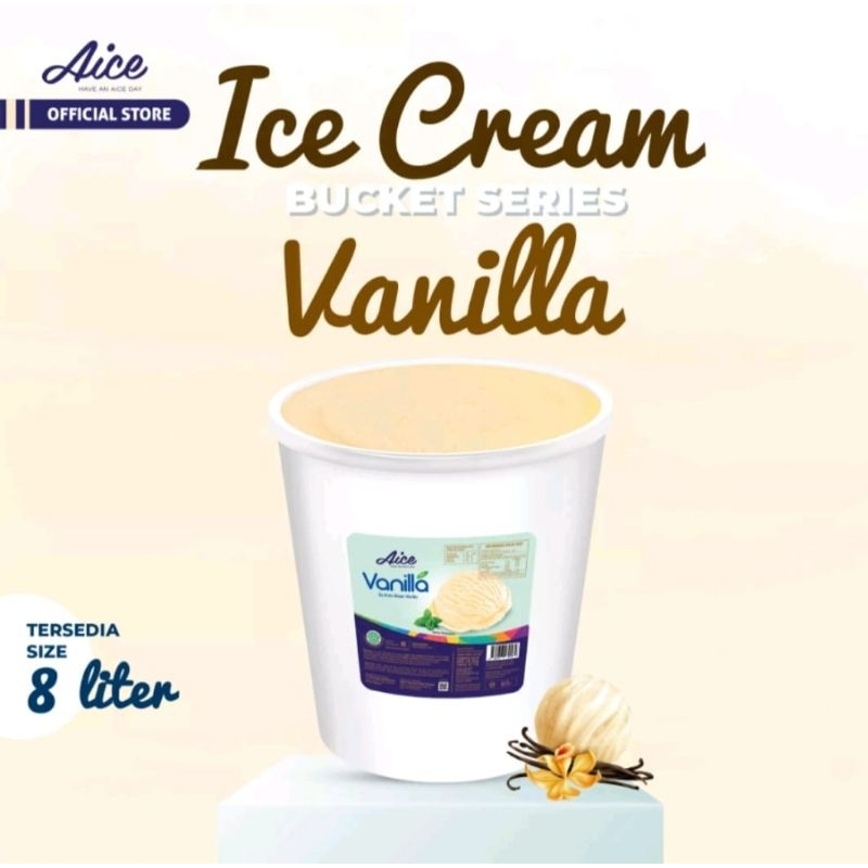 

ICE Cream AICE Vannila 8 liter