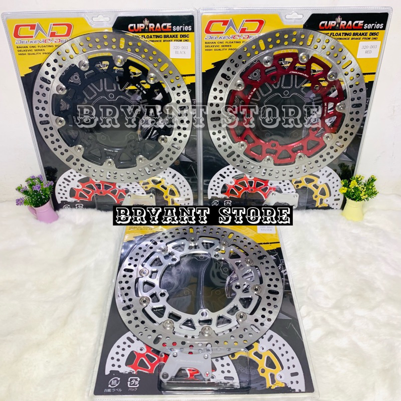 PIRINGAN DEPAN CAKRAM DELKEVIC D03 320MM NINJA 250FI Z250 CNC FLOATING BRAKE DISK DISC STANLESS 320 