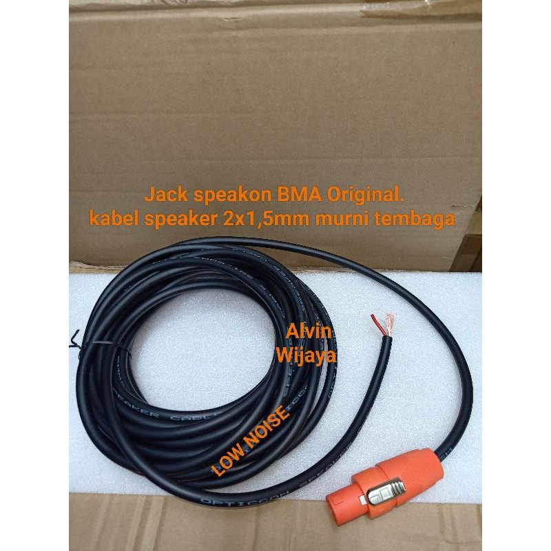 kabel speaker audio + Jack spiakon male