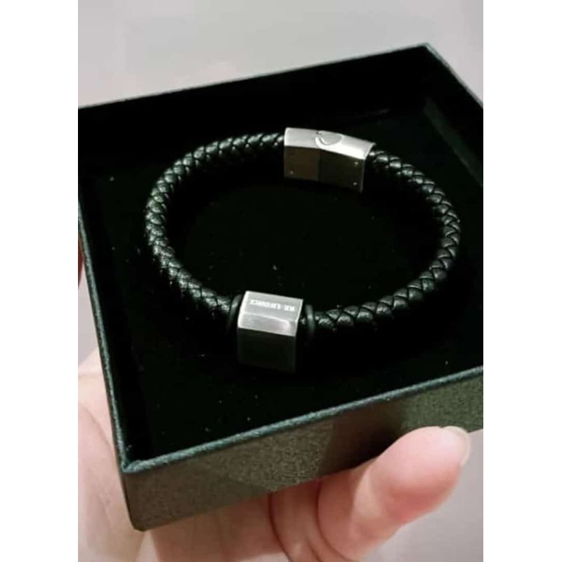 KK LIFORCE LEATHER Bracelet Gelang Kesehatan Anti Radiasi KK Liforce Original