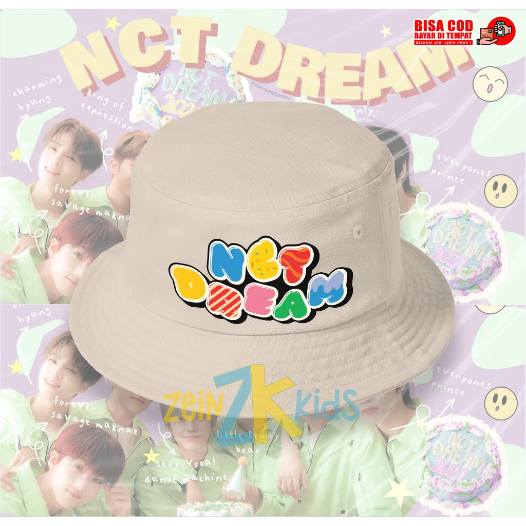 Bucket Hat Anak NCT Dream Korea / Topi Anak NCT Dream Korea