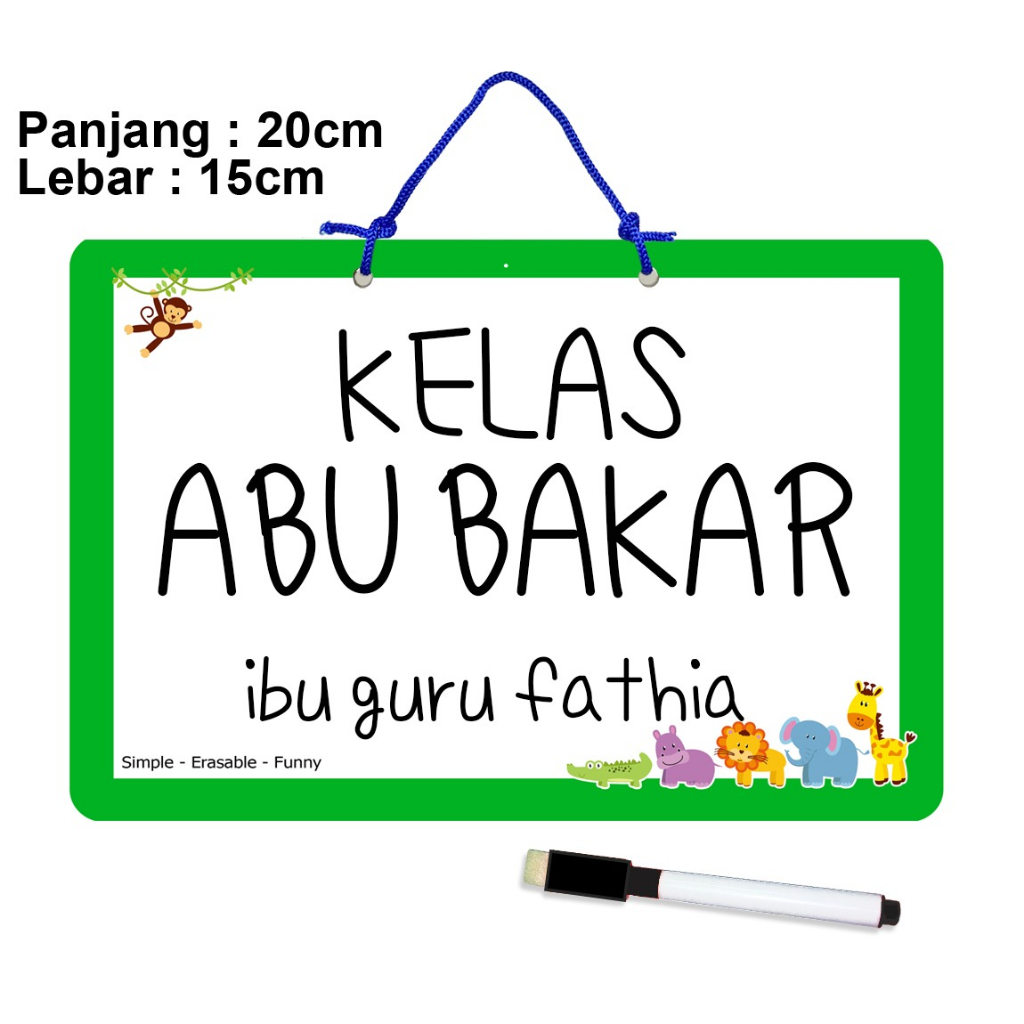 

PAPAN TULIS UKURAN KECIL KARAKTER ANIMAL MULTIFUNGSI B