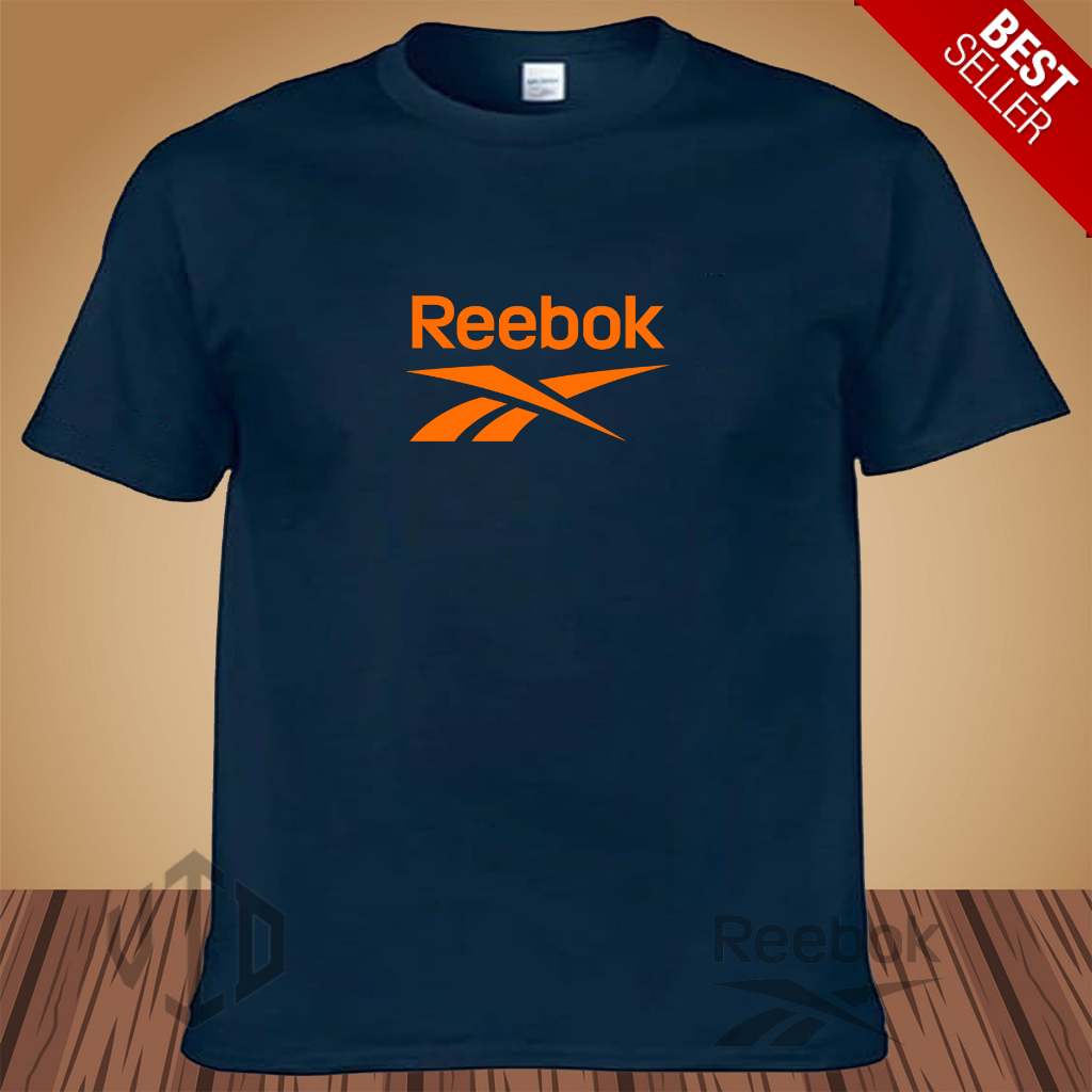 Kaos Keren Lengan Pendek LOGO RIEBOOK MOTIF ORANGE Distro Premium / Kaos Murah / Kaos Ukuran Jumbo/P