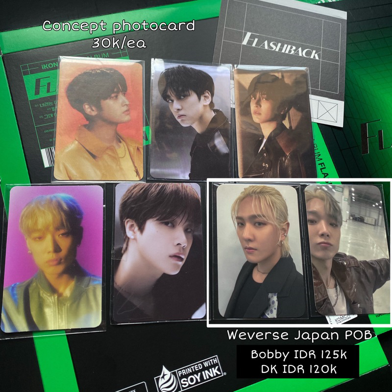 PHOTOCARD iKON FLASHBACK POB WEVERSE JAPAN