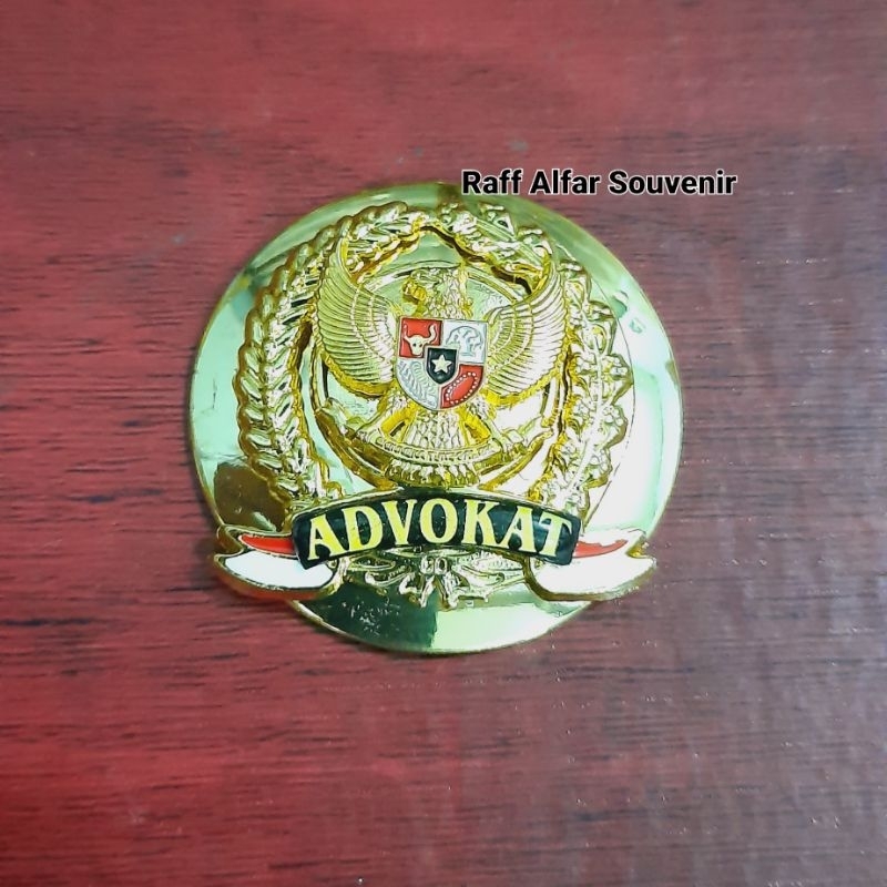 Pin advokat - Lencana Advokat magnet