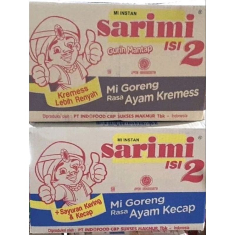 

Mie Sarimi Kecap/Kremes 1Dus
