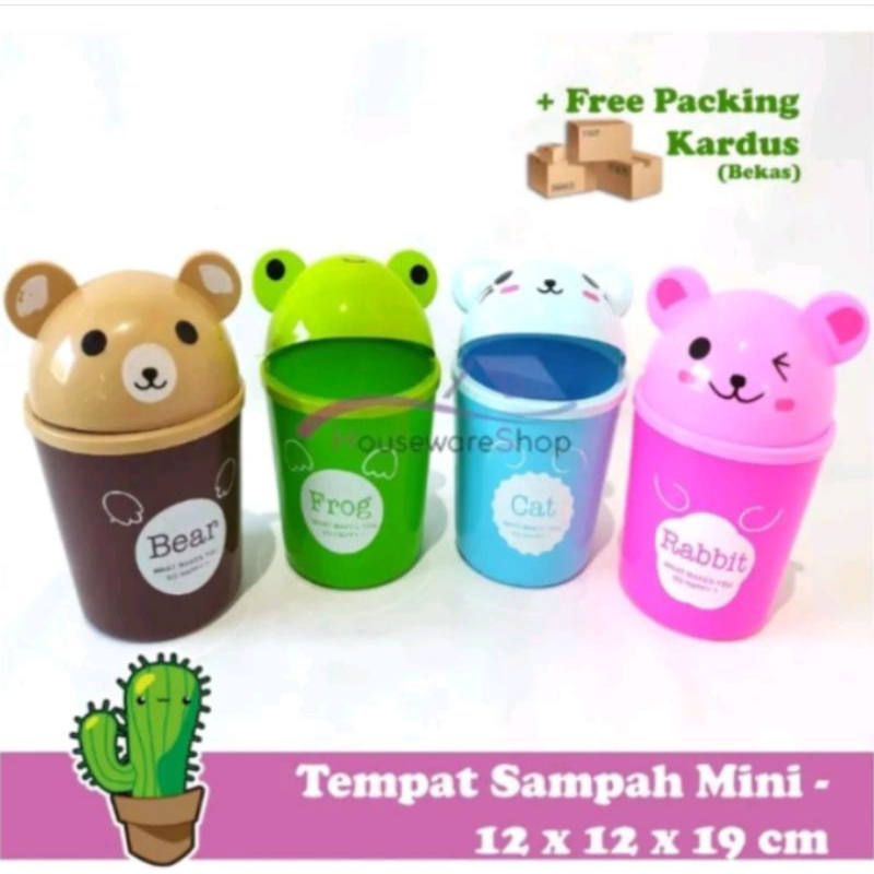 Tempat sampah Mini karakter/tempat sampah Mini mobil