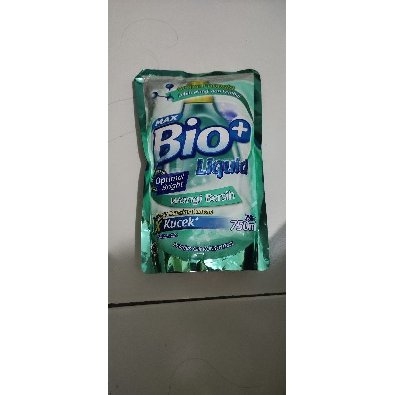 bio plus liquid 750ml detergent cair
