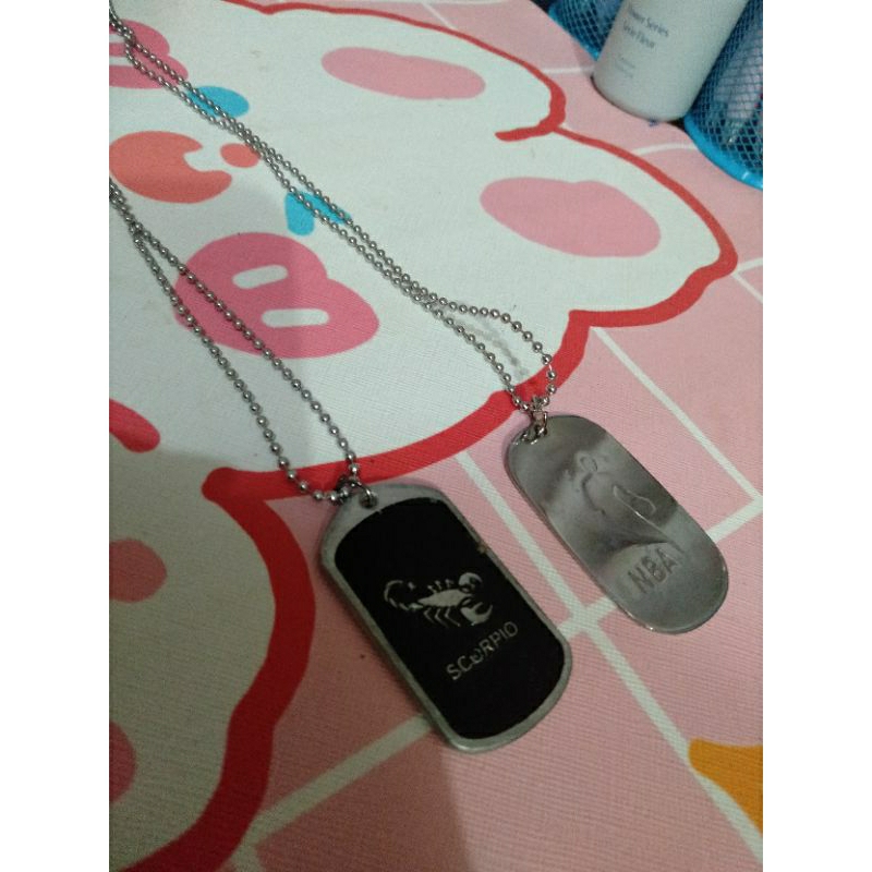 [ PRELOVED ] KALUNG COWOK KEREN GAYA RETRO METAL ROCK PUNK