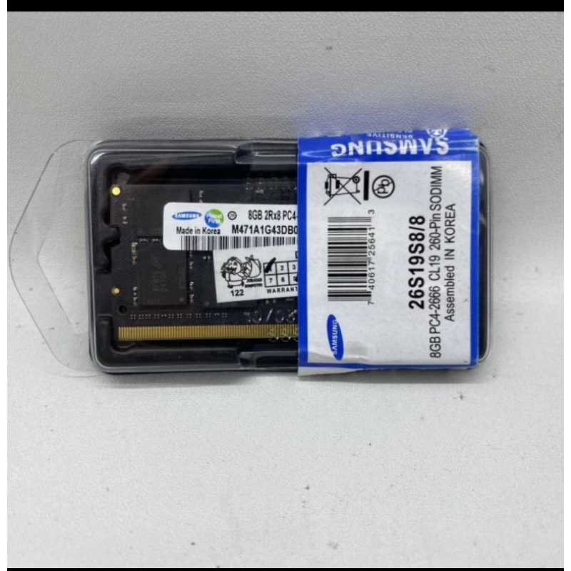 SODIMM DDR4 8GB SAMSUNG PC 2666