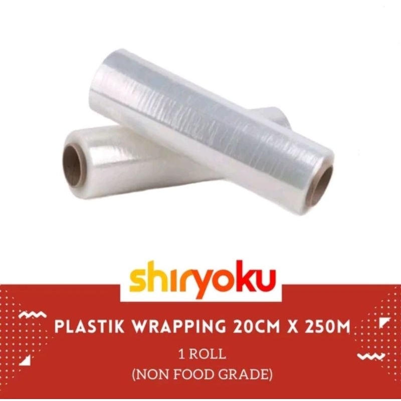 

STRETCH FILM 20CM X 250M PLASTIK WRAPPING PLASTIC WRAP PACKINGAN