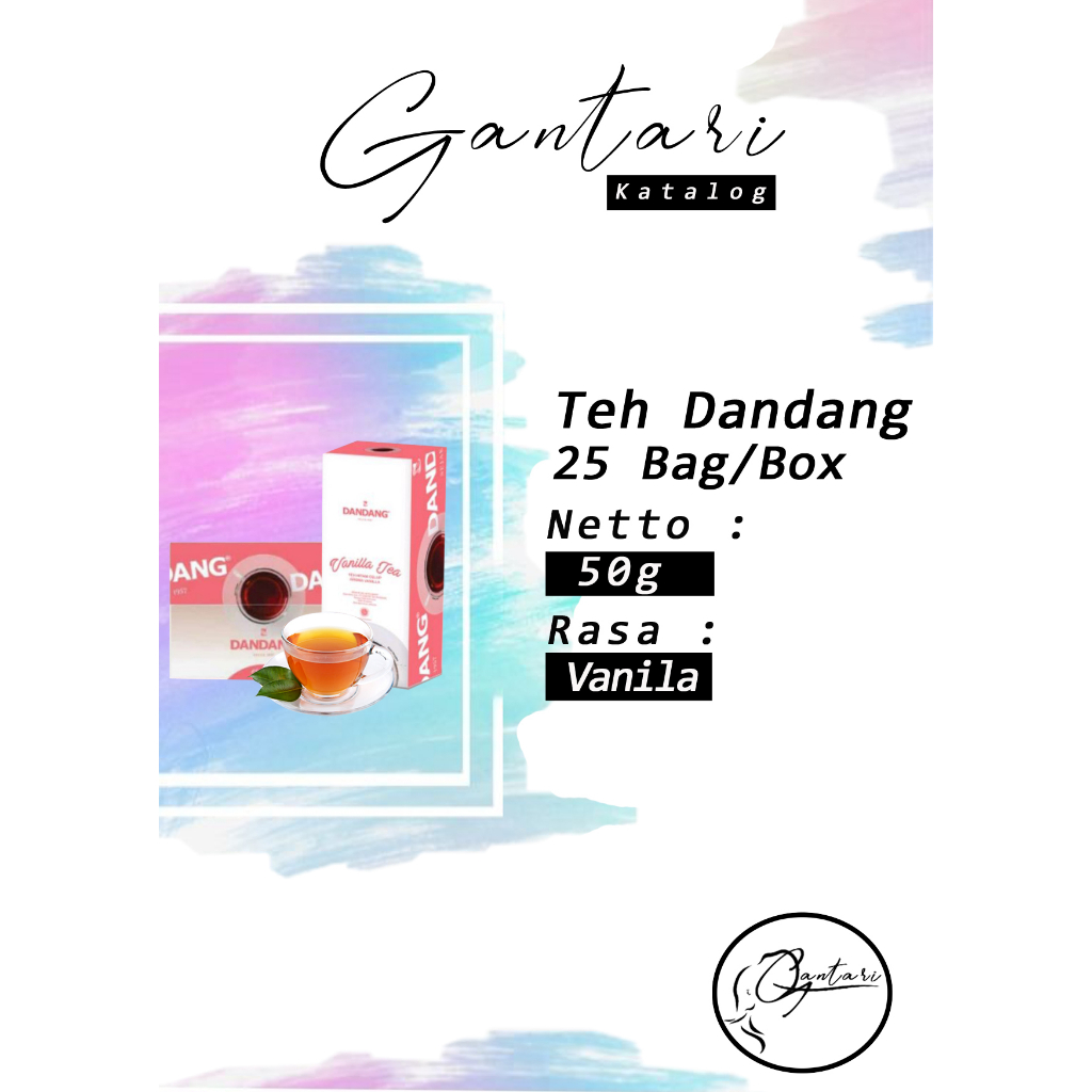 

Teh Dandang Aroma Vanila 50 g isi 2 Box