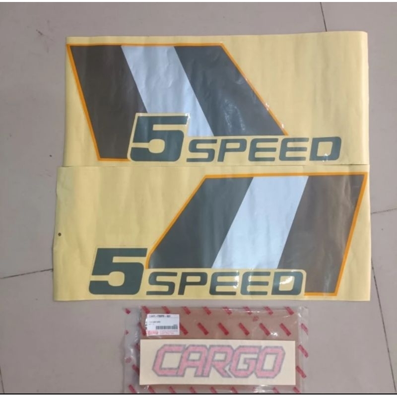 stiker body taft hiline pick up stiker 5 speed stiker cargo hiline pu sticker body taft hiline p.u.