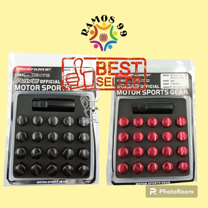 Mur Roda Racing Baut Lugnut Variasi Bahan Baja Mobil All New Rush Terios