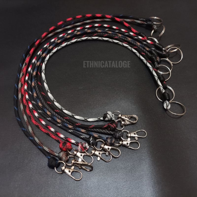 tali dompet paracord simpel single rope / paracord wallet strap