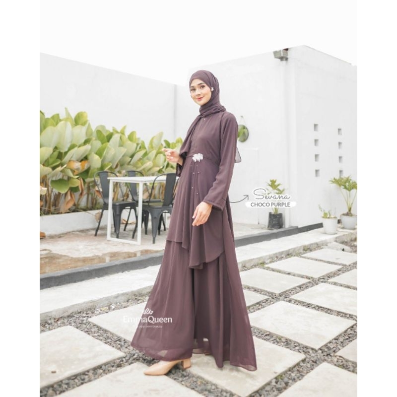 SEVANA DRESS - Dress Kondangan model Gamis Malaysia