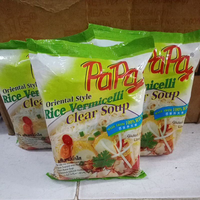 

Papa bihun clear soup/rice vermicelli clear soup