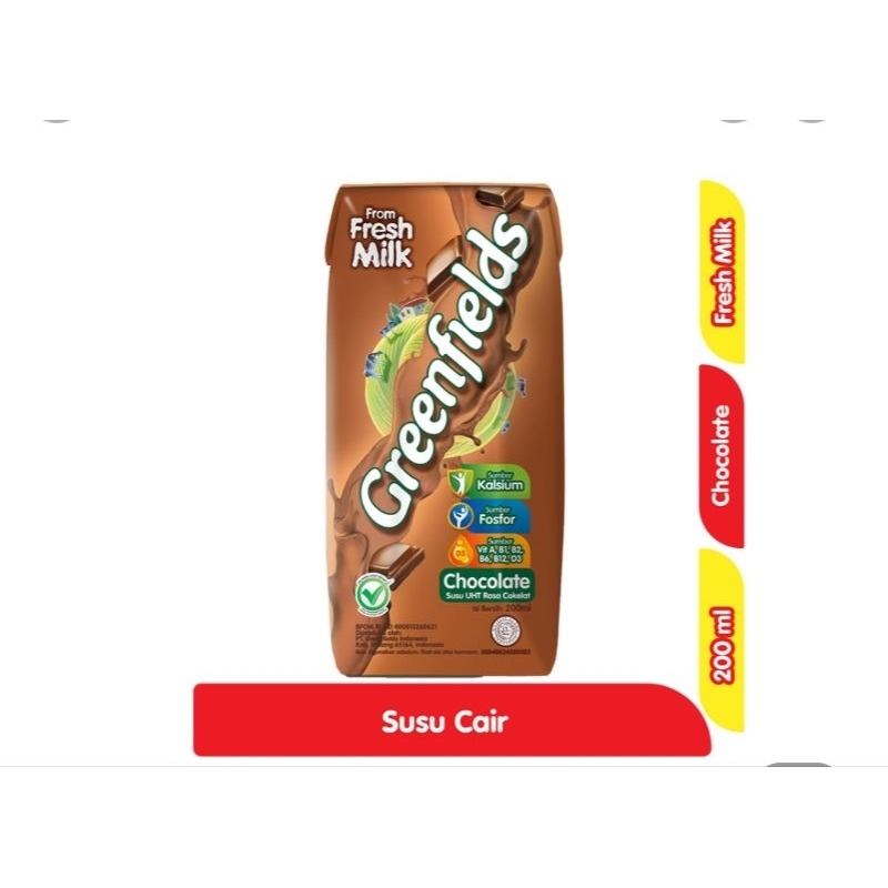 

Greenfields Susu UHT Coklat 200ml