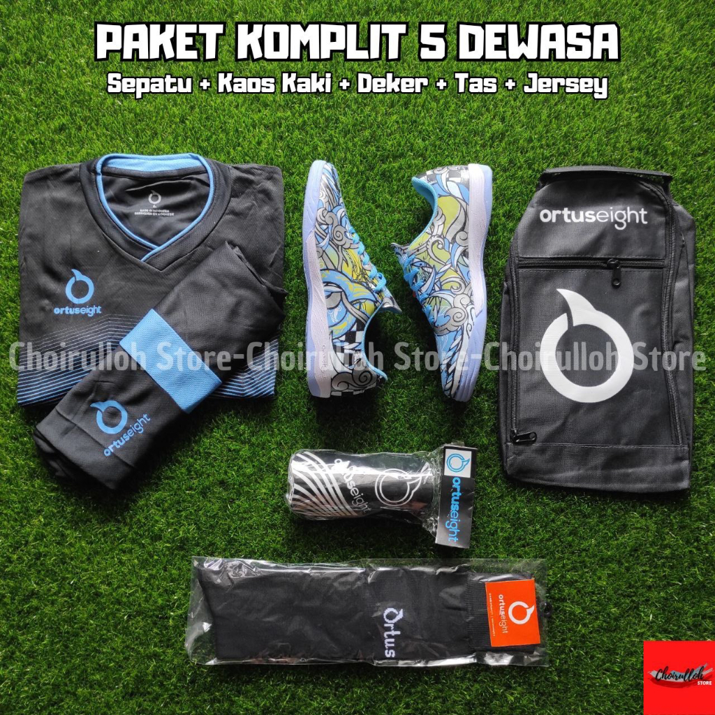 SEPATU FUTSAL ORTUS BIMA CATALYST PAKET KOMPLIT