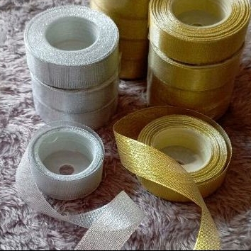 

Pita Gold/Silver 1"(2.5cm) per 1 meter