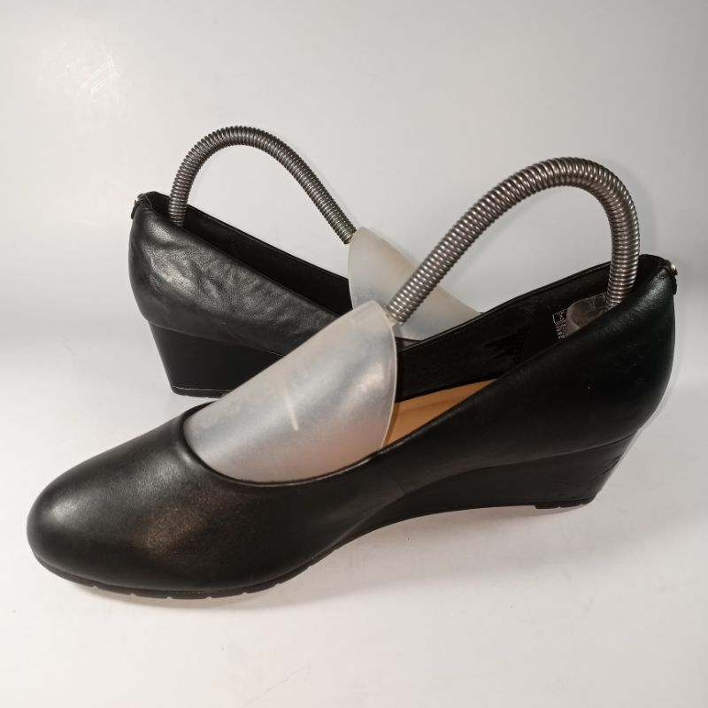 Clarks original leather wedges 37,5 size woman shoes