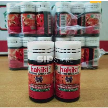 Hakiki Pewarna Makanan 15ml - Merah Tua - 1lusin isi 12pcs -!!