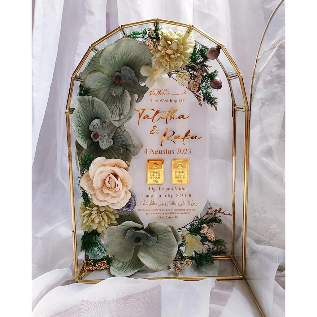 mahar terariumm - mahar anggrek - mahar pernikahan