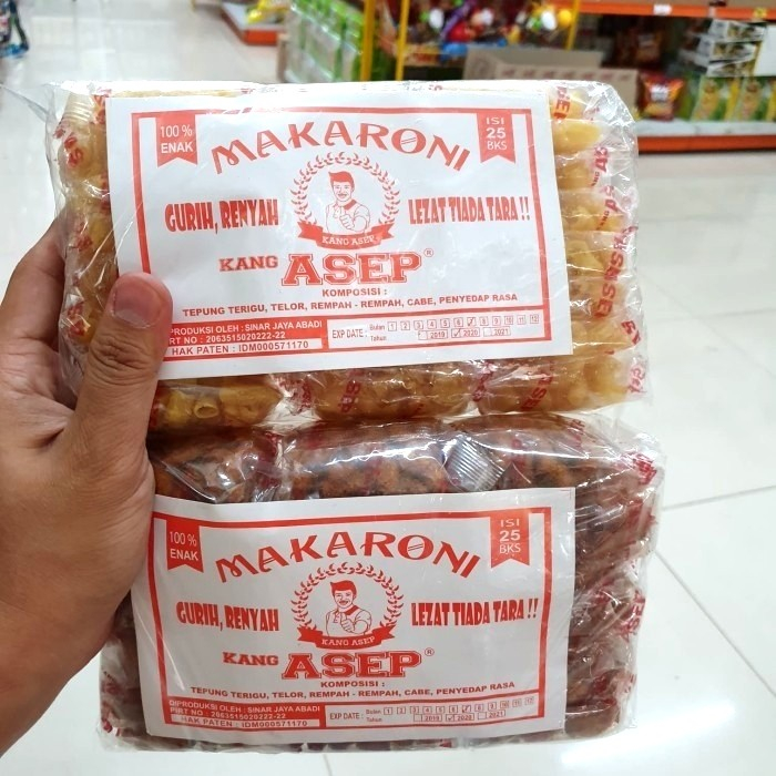 

PACK 25S - MACARONI KANG ASEP 25S / MAKARONI GURIH PEDAS