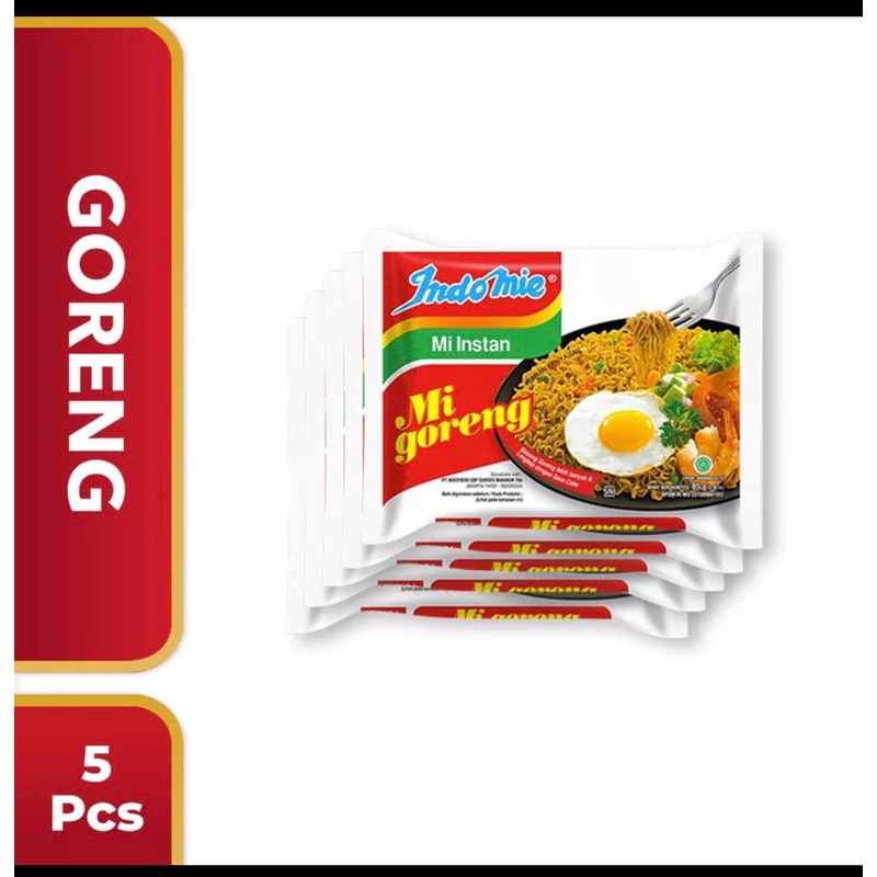 

INDOMIE GORENG ISI 5 PCS