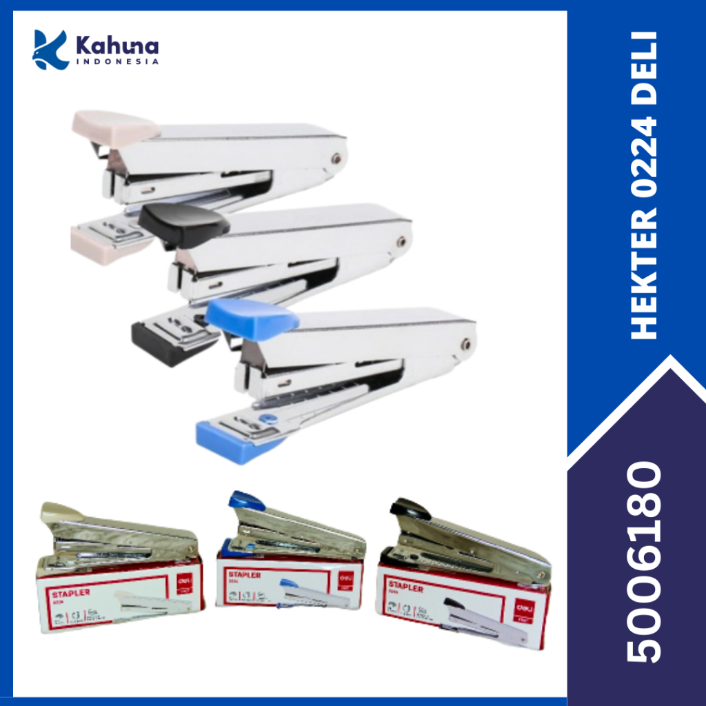 

Stapler Deli Besi Mini Peralatan Kantor 10 Sheets 0224 [5006180]