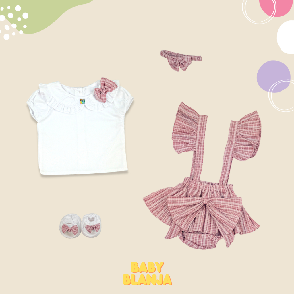 Baju Bayi Perempuan 3 6 Bulan Aylean / Tatiana Set