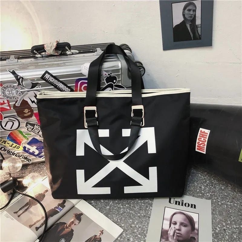 OWTB-02 Off White Fashion Travel Bag Tas Travel Off White Tote Bag
