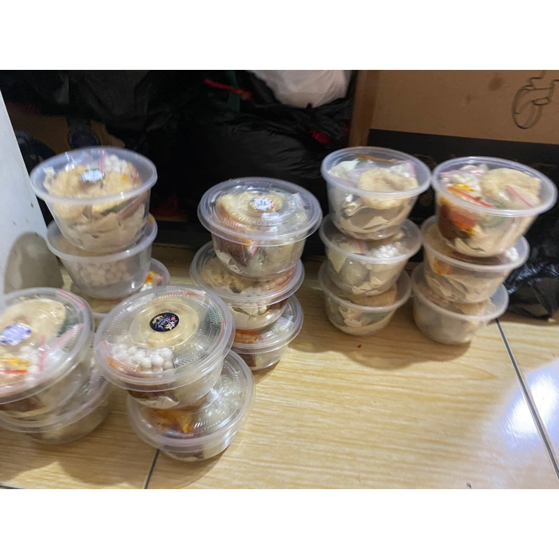 

pangsit ayam tulang rangu mix cilok isi