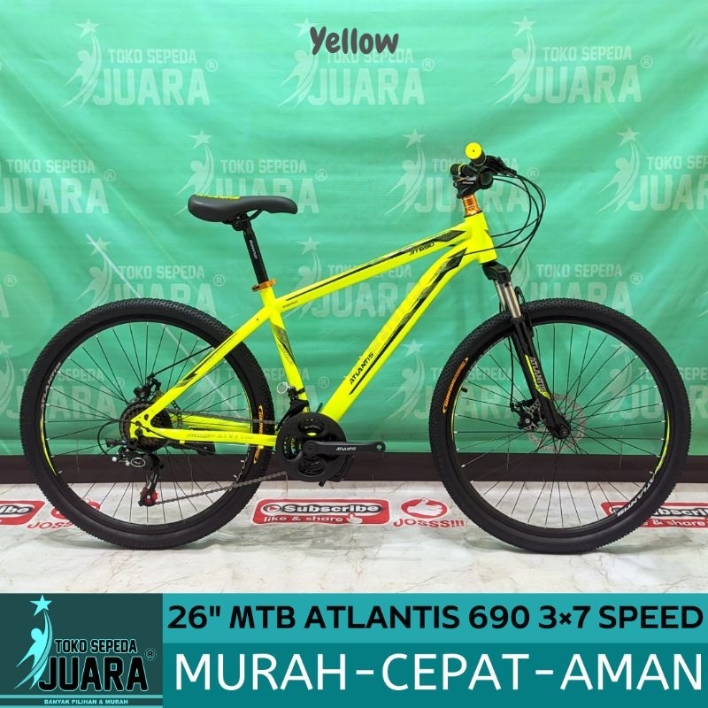 SEPEDA GUNUNG ATLANTIS 760 690 730 MTB 26 INCH (SOLO RAYA)
