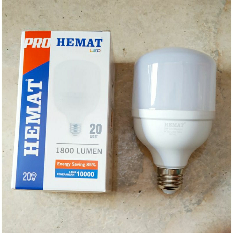 Lampu led 20 watt HEMAT PRO (premium quality)