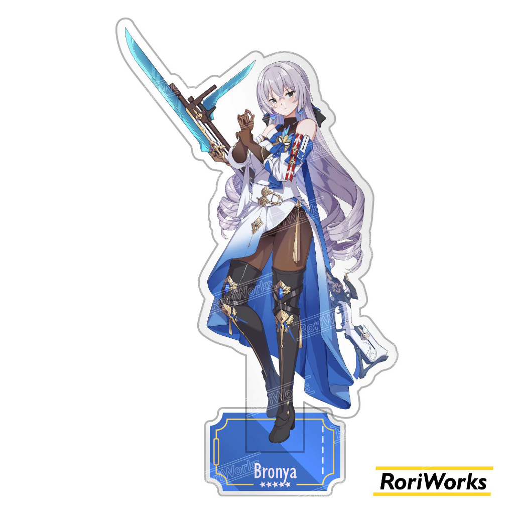 Acrylic Standee Figure Anime - Bronya Rand | Honkai Star Rail | HSR
