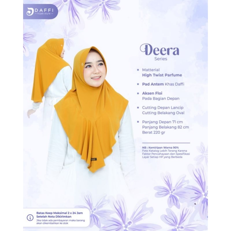 DEERA HIJAB INSTAN DAFFI JILBAB CANTIK DAFFI HIJAB JILBAB DAFFI