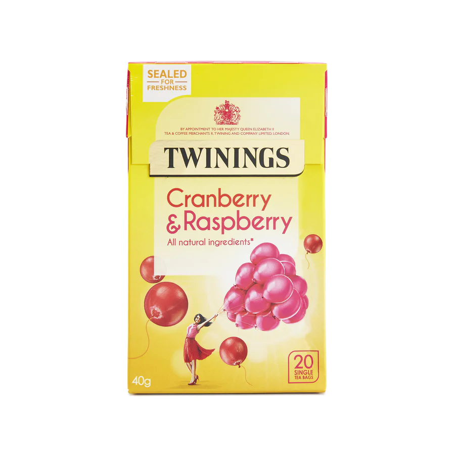 

Twinings Herbal Tea Cranberry & Raspberry 20 x 1.5 Gram