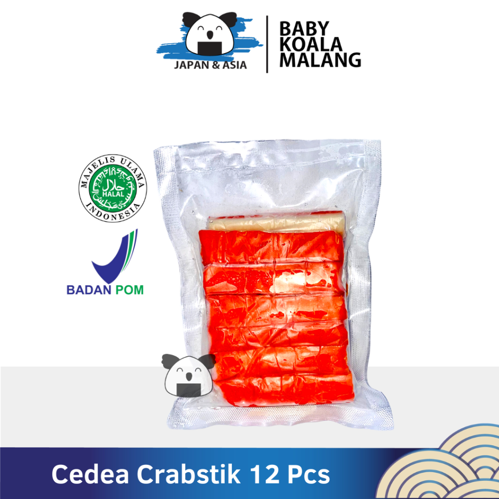 

CEDEA Crabstick Stik Kepiting 12 pcs Halal | Crab Stick Sushi Steamboat..