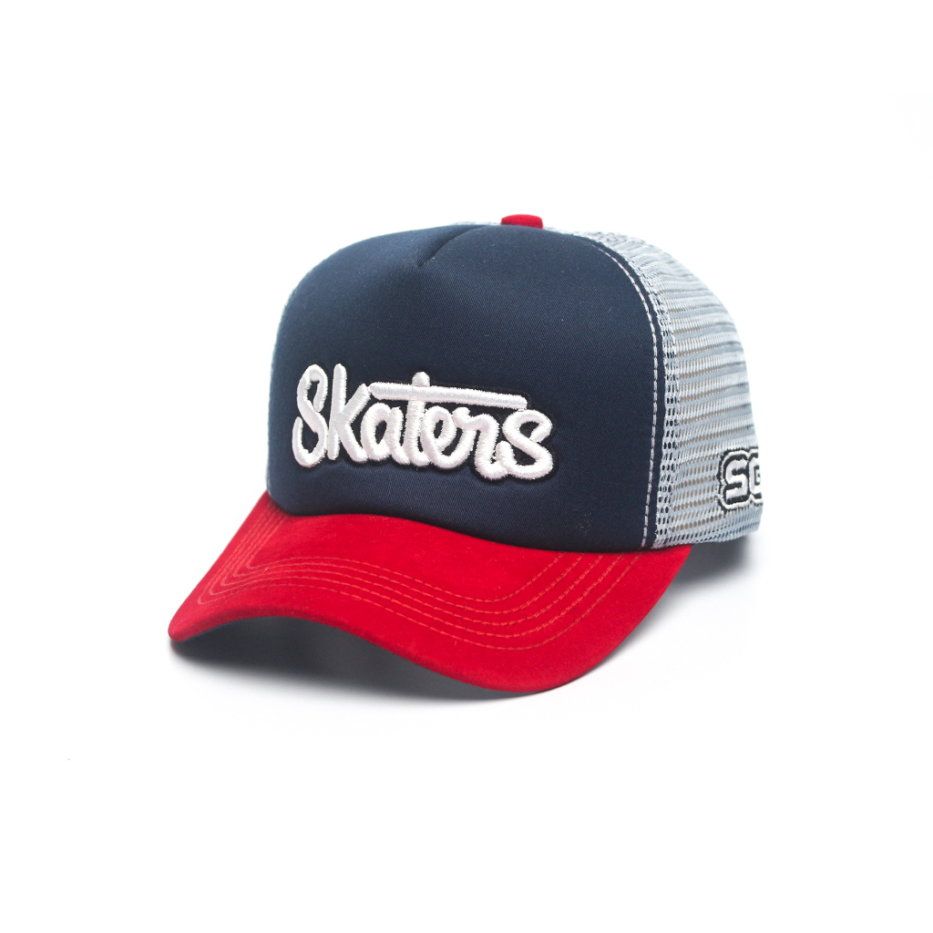 SKATERS - TOPI JARING PRIA WANITA UNISEX ORIGINAL DISTRO BRANDED KEKINIAN KEREN DEWASA WARNA HITAM B