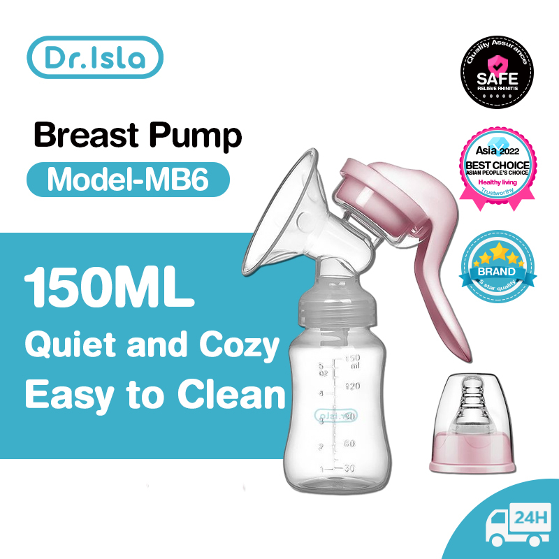 Dr.isla Pompa Asi Manual / Breast Pump/Pumping Asi Manual/Pompa Air Bayi Breastfeeding MB6