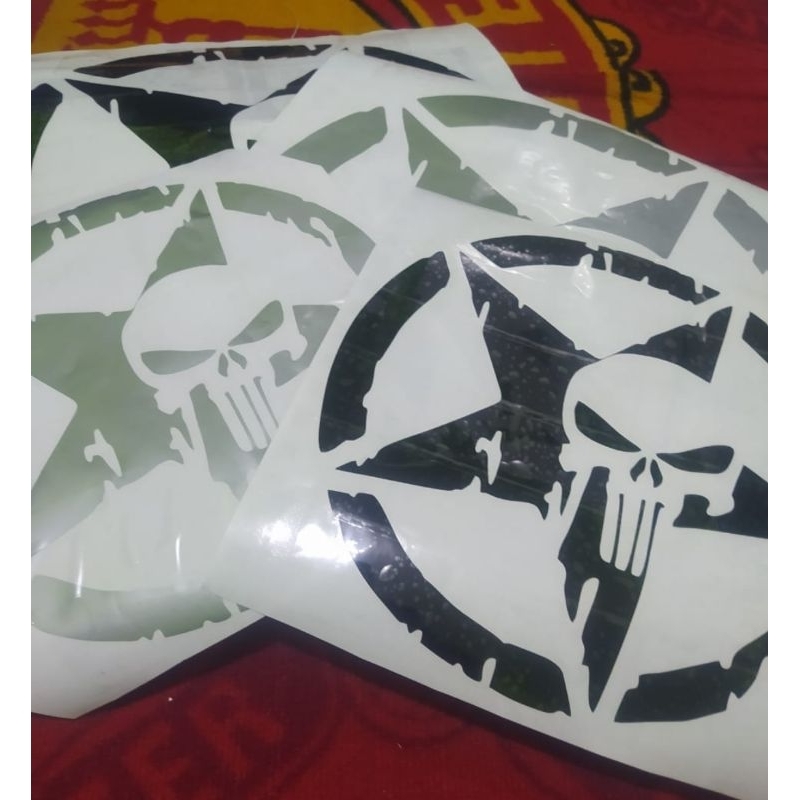 Stiker cutting Punisher
