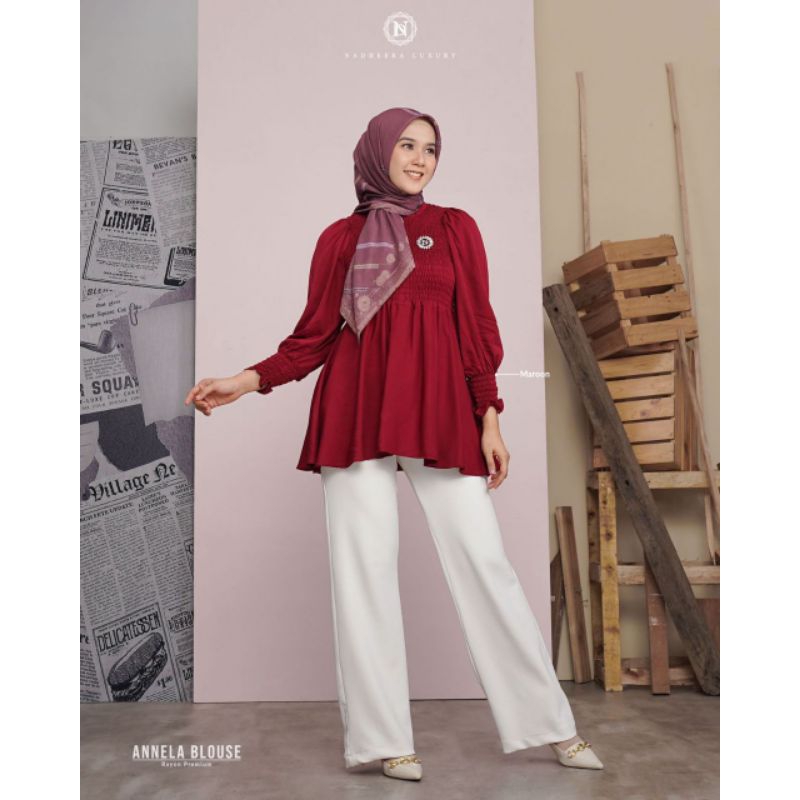 Annela Blouse Nadheera Luxury Rayon Premium
