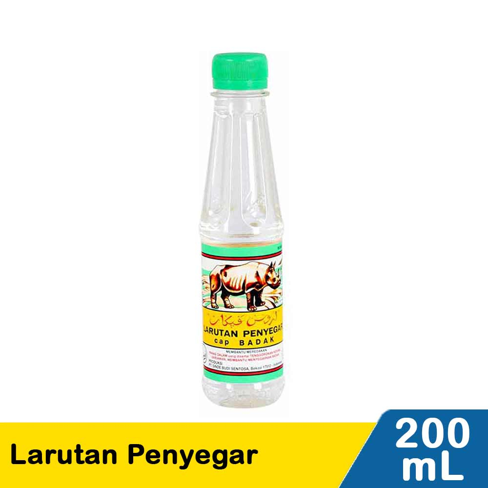 

Larutan Cap Badak Botol 200 ml / Larutan Penyegar