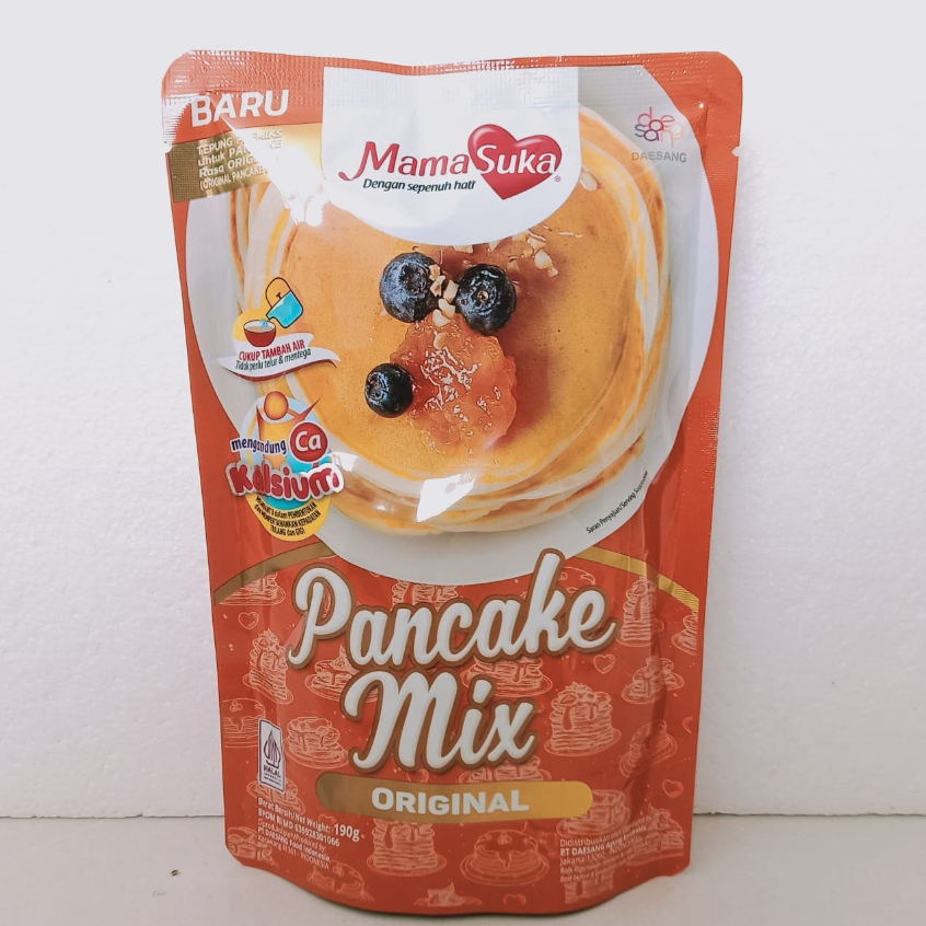 

MAMASUKA TEPUNG PANCAKE MIX ORIGINAL 190g