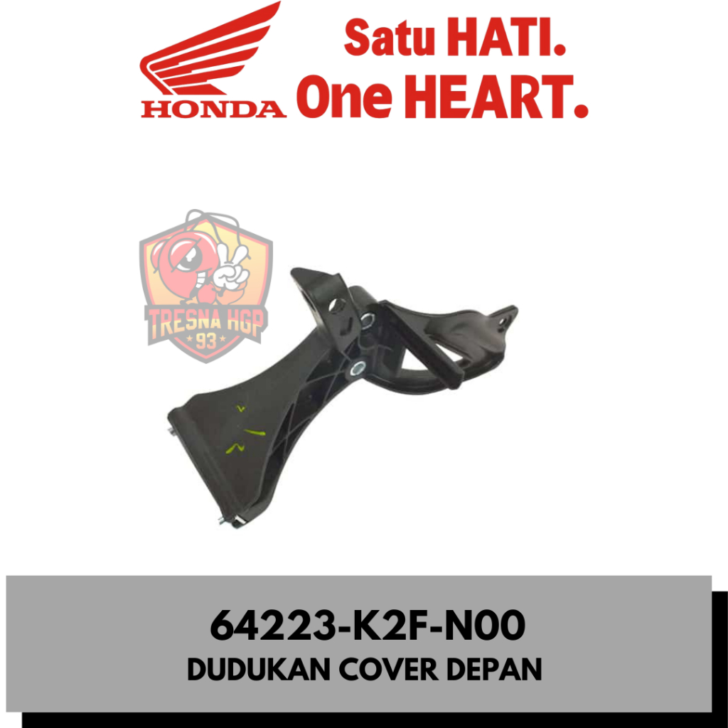 64223-K2F-N00 DUDUKAN COVER DEPAN NEW SCOOPY ESP K2F ORIGINAL | STAY COMP FRONT COVER 64223K2FN00